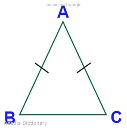 isosceles triangle